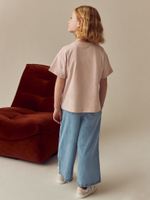 Джинсы и футболка в комплекте для девочки Next AG8-886, Голубой, Розовый