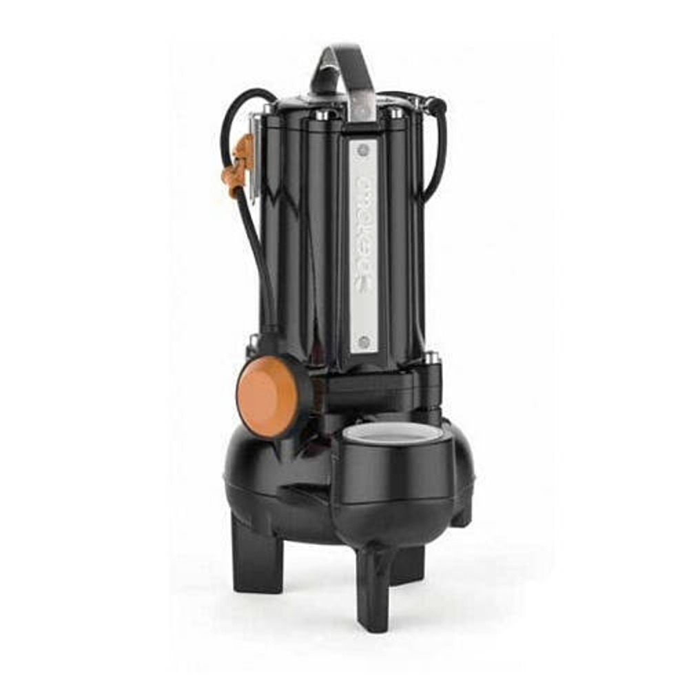 Насос фекальный Pedrollo MC 20/50 (1,5 кВт, Qmax 900 л/мин, Hmax 18 м, 3x400В, кабель 10 м.)