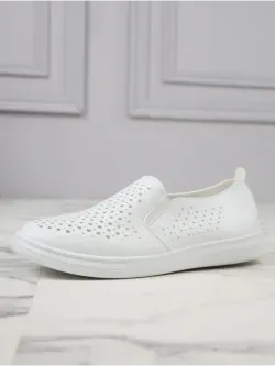 Мокасины летние с перфорацией