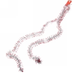 Мишура 2м, фонарик 5 см, красный