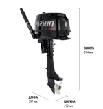 Мотор лодочный PARSUN F6ABMS