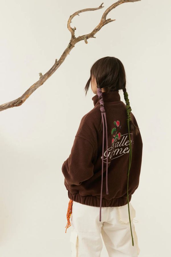 Куртка Флисовая FCF Logo Jacket
vol.2 коричневая - фото 17