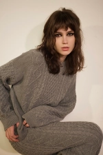 Костюм с брюками, серый