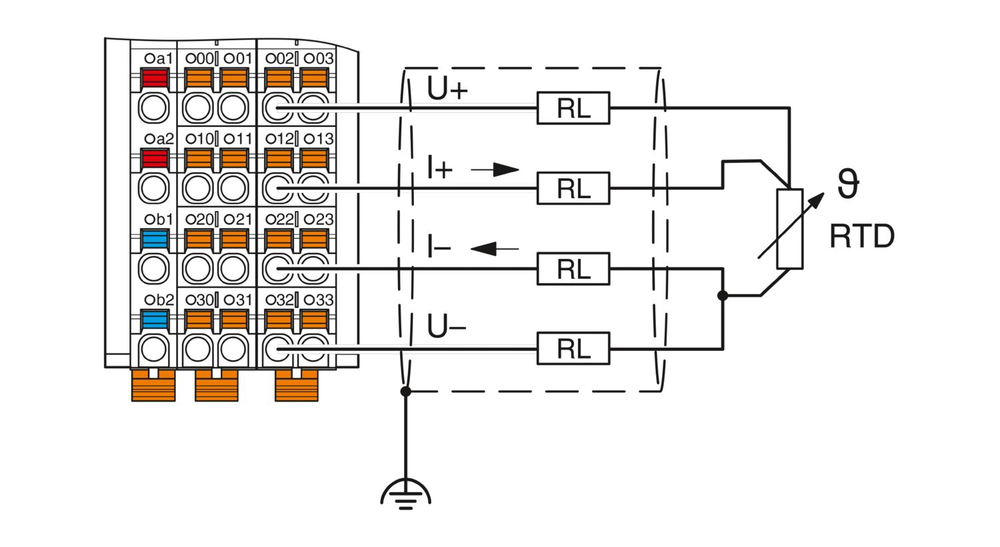 1035430 - AXL F RTD4 XC 1H - Температурный модуль