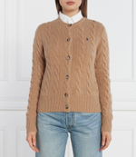 Хлопковый кардиган POLO RALPH LAUREN - коричневый(211910443)