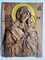 Освященная Чудотворная икона Толгской Божией Матери из дуба