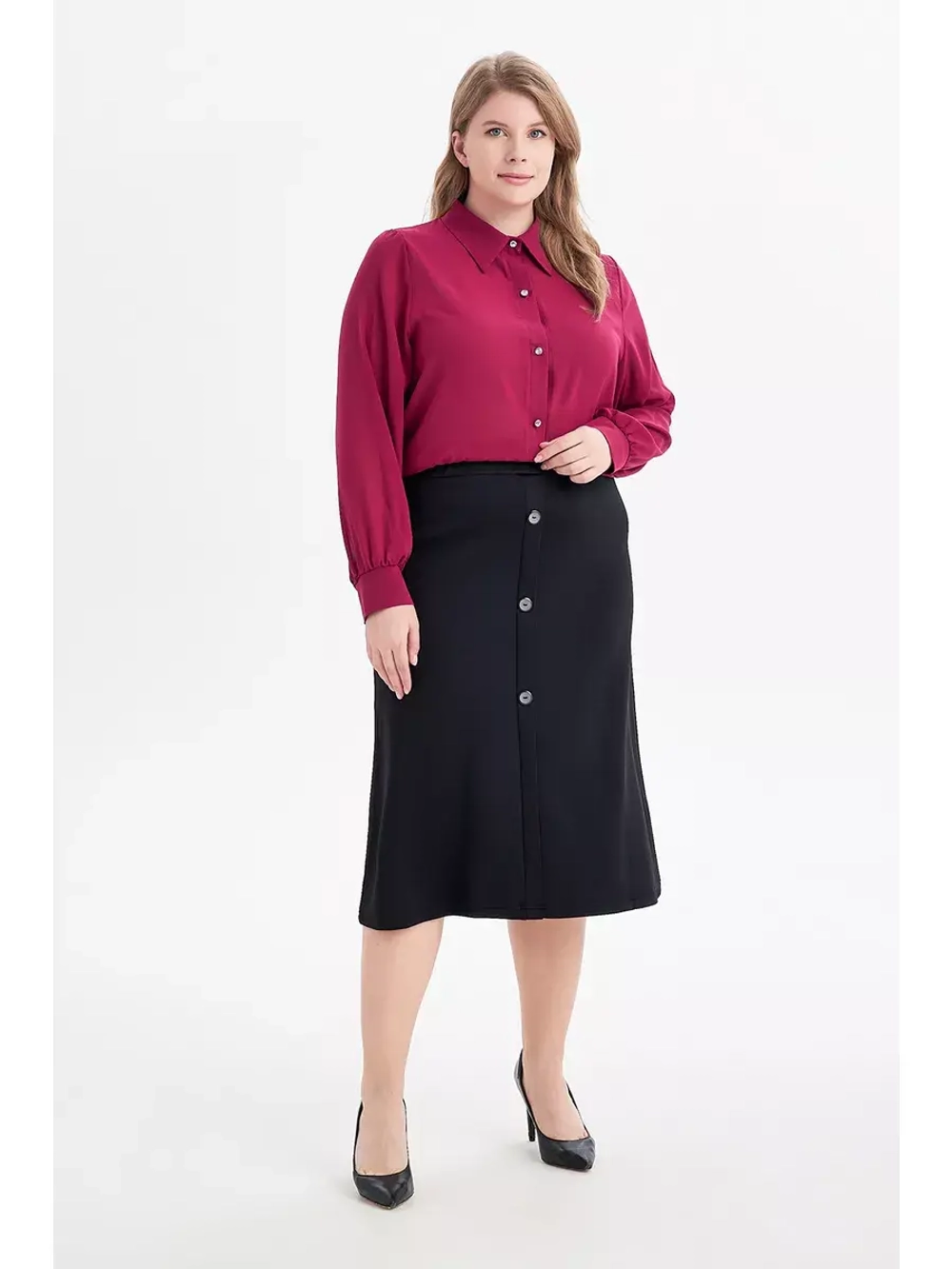 Блузка с длинным рукавом