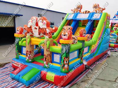 Коммерческий батут «Тигриная страна 2», 8*4*5 м