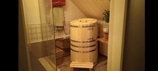 Комплект "БИЗНЕС ПРЕМИУМ" (кедровая бочка с парогенератором)