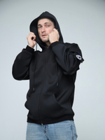худи на молнии зипка город горький черный черная