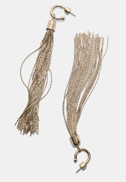 STRADIVARIUS Металлические серьги, золотой