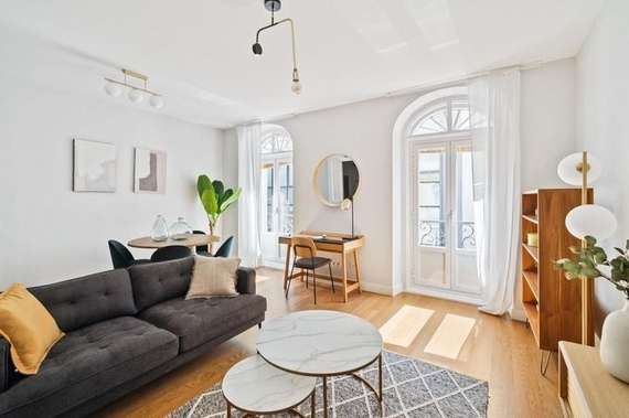 Набор из 2 столиков Leonor Ø80 и Ø50 см