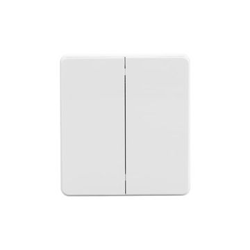 Выключатель ROUND 2 кл проходной (переключатель) 10А с/у перламутр KRANZ