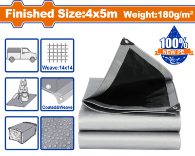 Тент 4х5 м 180 г/м2 (4) WADFOW WTQ8845