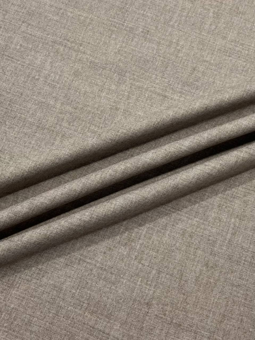 Шерсть фланель тауп