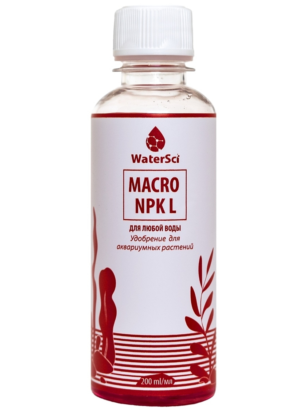 WaterSci Macro NPK L, 200 ml. Концентрат полного макрокомплекса