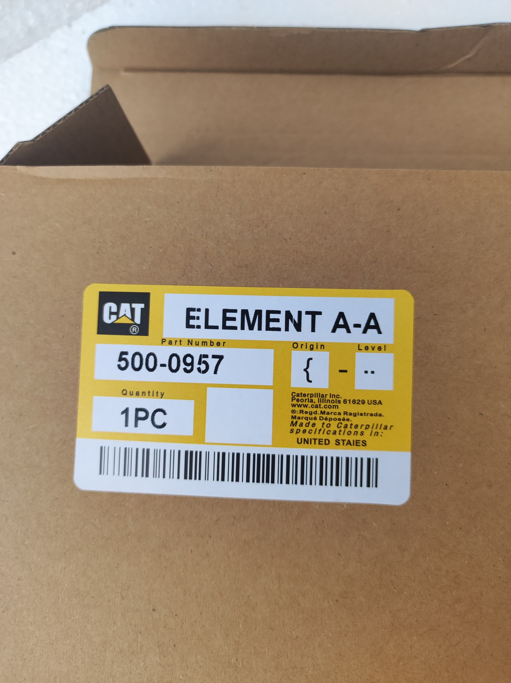 Фильтр воздушный салона CAT 500-0957