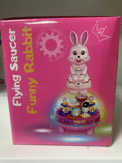 Детская игрушка "Зайка" , цвет розовый