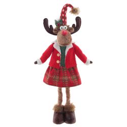 GAEM Игрушка набивная "Олень" (телескоп ноги), L29 W17 H98/48 см, 2в.