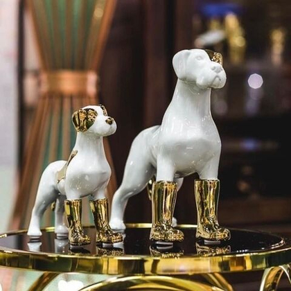 Статуетка Собака в сапогах 21 см