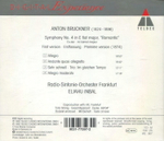 Radio-Sinfonie-Orchester Frankfurt, Eliahu Inbal / Anton Bruckner: Symphony No.4 Romantic (CD)