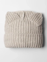 Шапка для подростка на осень с ушками