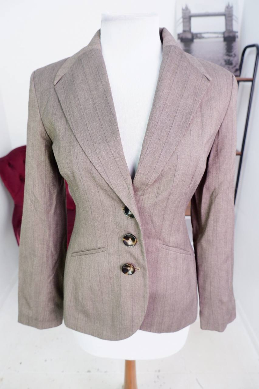 Жакет Merona для классического образа, маркировка 4, визуально на 40/42 размер