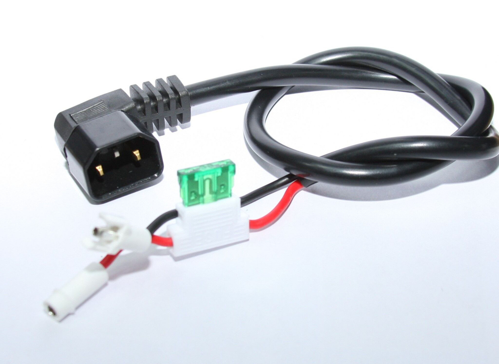 Провод кабель (папа) 2х1.5мм с предохранителем аккумулятор контроллер для электровелосипеда