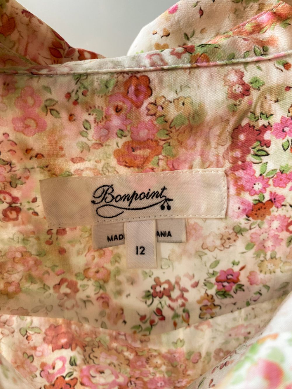 Хлопковая блузка Bonpoint, 152