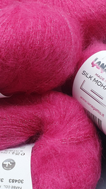 Lana gatto Silk mohair LUX (30483/ светлая фуксия)