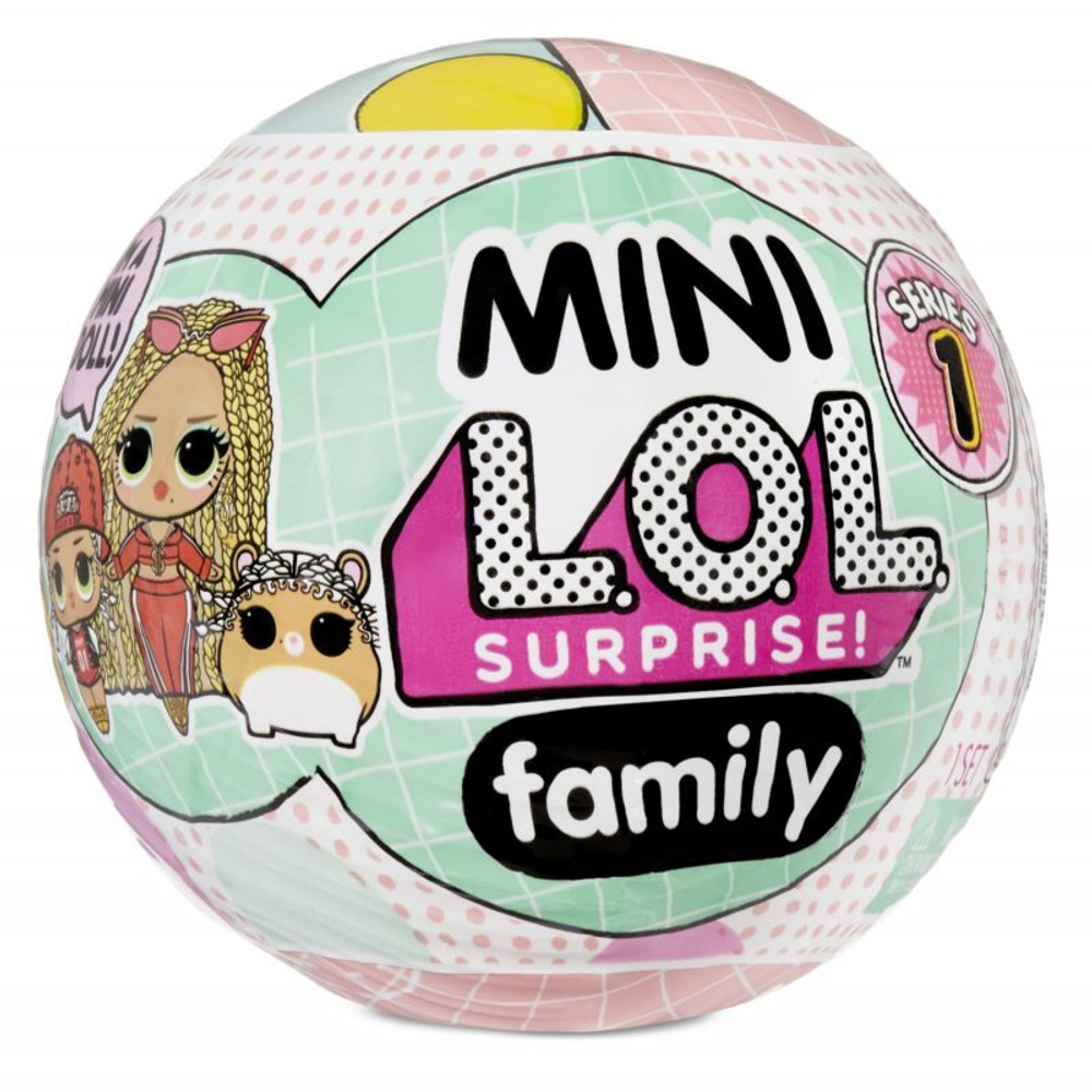 LOL SURPRISE - OMG Mini Family Set: мини-кукла LOL + аксессуары 579632EUC