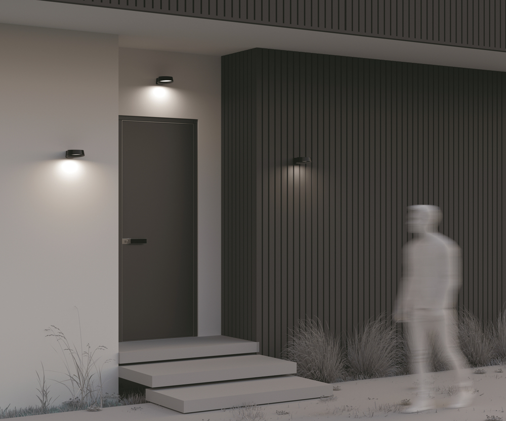 Уличный настенный светильник Outdoor O443WL-L12GF3K