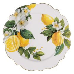 ТАРЕЛКА ЗАКУСОЧНАЯ LEFARD "ЛЕМОН ТРИ" 23*2 СМ