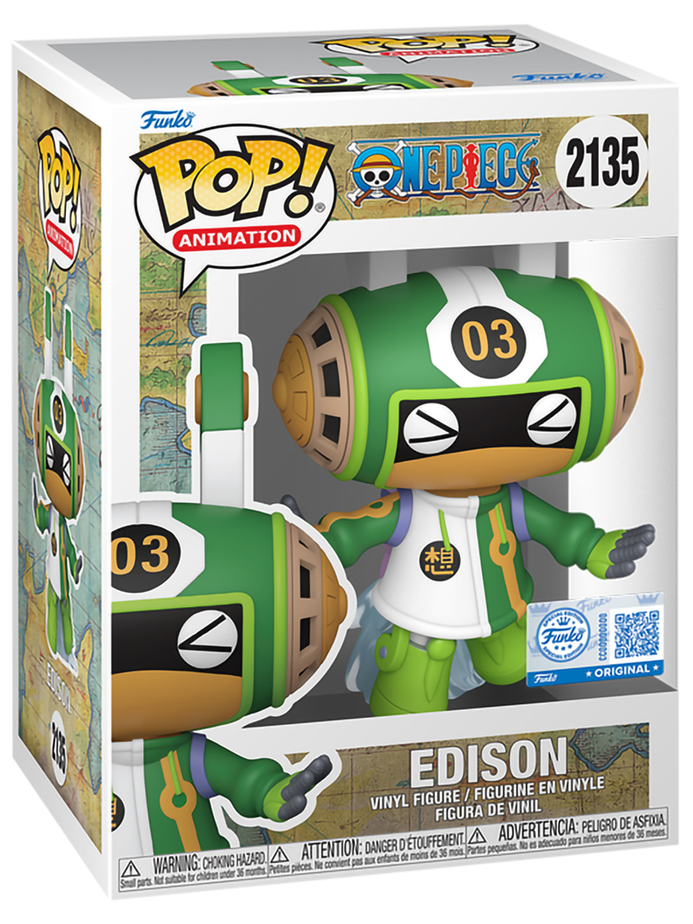 Фигурка Funko POP! Animation One Piece S12 Edison (Exc) (2135) 88532