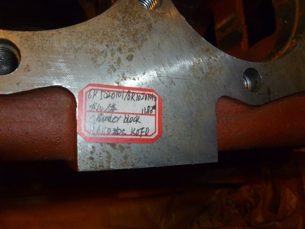 Блок цилиндров двигателя Ricardo R6110ZLDS; TDK 170 6LT/Cylinder Block