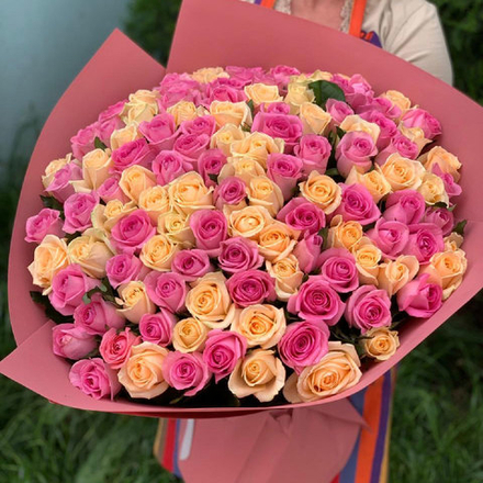 Букет "Pink&Cream"