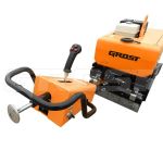 Ручной виброкаток GROST VR850R двухвальцовый - [840 кг / Honda GX390]