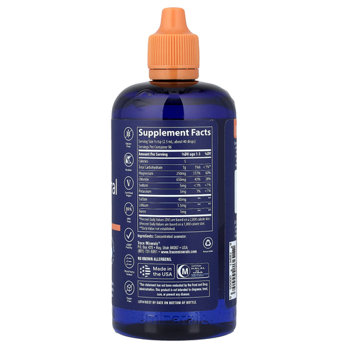 Trace, ConcenTrace®, микроэлементы в каплях, 237 мл (8 жидк. унции)