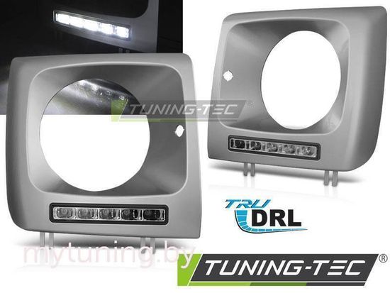 Дневные ходовые огни для Mercedes G-Class W463 (01-12) серебристые