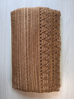 Декоративная тесьма №2 цвет18 (коричневый) 35мм 25м