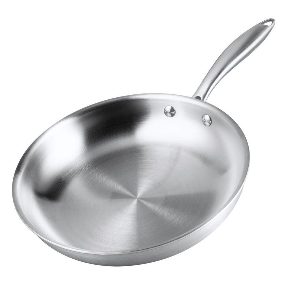 Сковорода 21,5/14,5 см, h 4,5 см, New Kitchen Standard нерж. ИНДУКЦИЯ P.L. Proff Cuisine