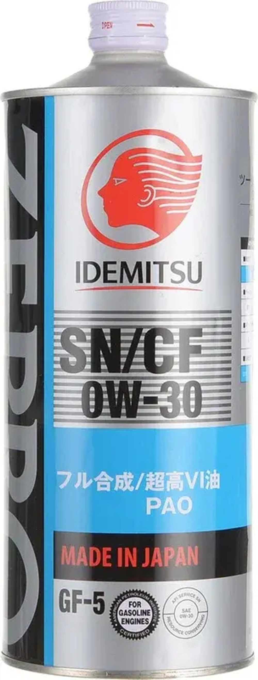 Масло Idemitsu Zepro Touring Pro F-S 0W30 CF/SN GF-5 (1л) синтетика