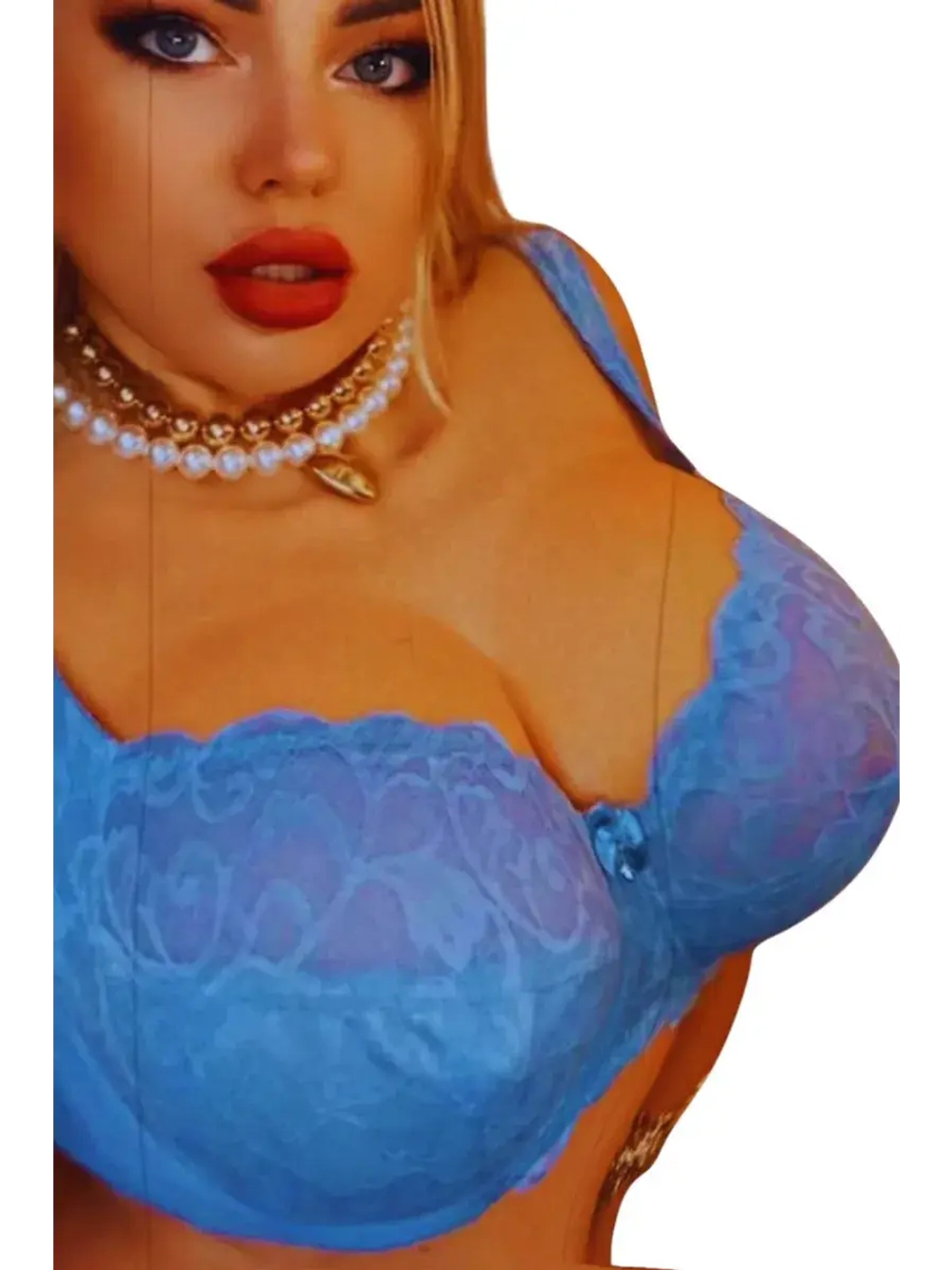 Франзуская модель бюстгальтера большие размеры FGi ажурный