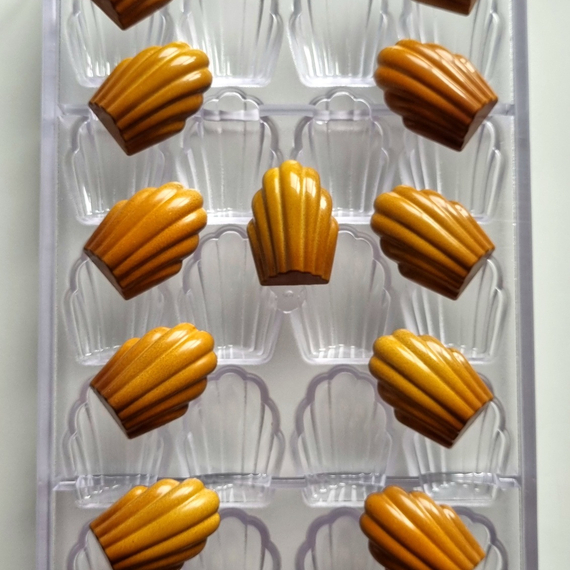 987 | Форма для шоколадных конфет &quot;Мадлен&quot; (275*175 мм)