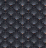 Стилизованные веера, с объемным эффектом, наесением блестящих чернил в стилистике ар-деко.