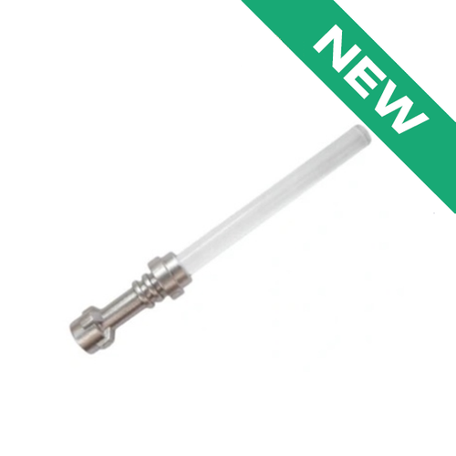 Прозрачный световой меч (30374 Trans-Clear + 64567 Metallic Silver)