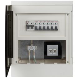 Корпус пластиковый навесной ЭРА MULTIBOX со слаботочным отсеком 12 модулей IP41 белый