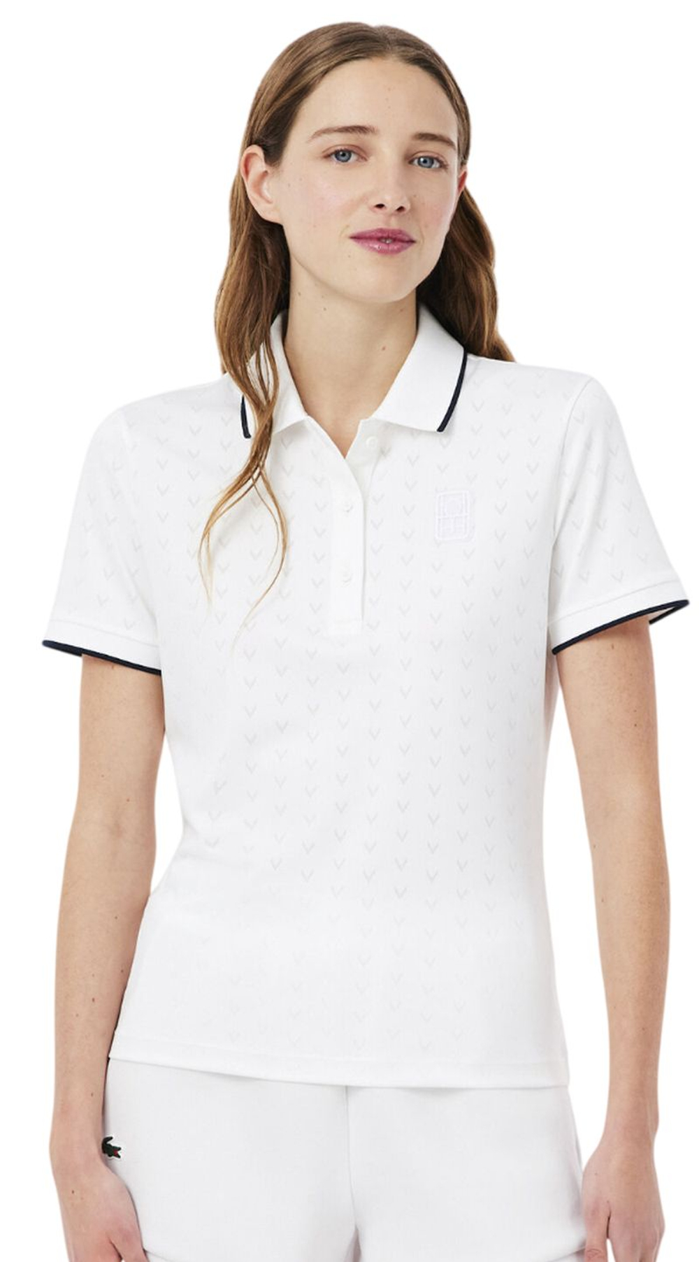 Женское теннисное поло Lacoste Tennis Heritage Ultra Dry Stretch Shirt - white