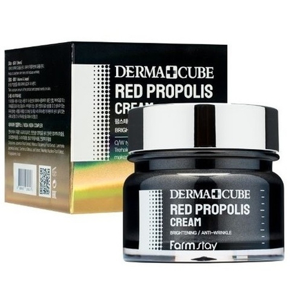 Крем питательный с прополисом и гибискусом FarmStay Derma Cube Red Propolis Cream 80мл