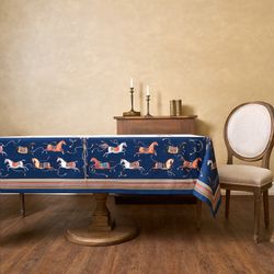 СКАТЕРТЬ "PASSAGE" 140Х180СМ ,БЕЛЫЙ, 100% ХЛОПОК С ПРОПИТКОЙ,ТВИЛ